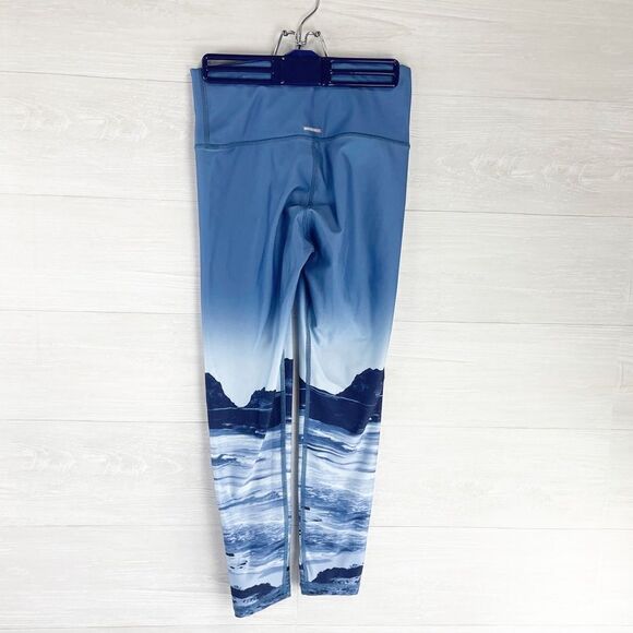 Aerie Seaside Ocean Mountain View High Rise Waist Leggings - Picture 3 of 6